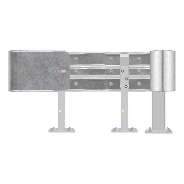 Außenwinkel-Komplett-Bausatz M50-1SP, 127 cm Seitenlänge, Aufschrauben, Stahl, Profil B