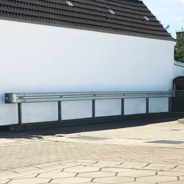 Leitplanken Komplett-Bausatz 1,3 Meter Länge, zum Rammen, Stahl, Profil B