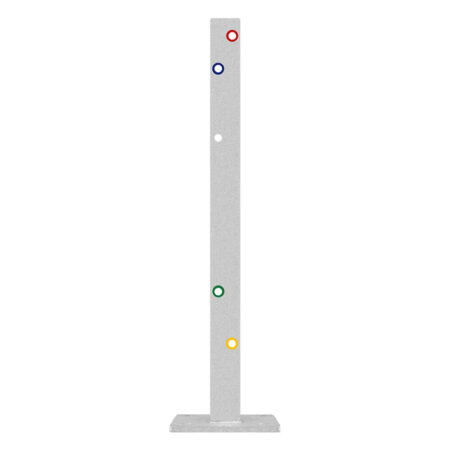 Leitplanken Komplett-Bausatz M75-1SP, 4,8 m, zum Aufschrauben, Stahl, Profil B