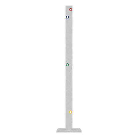 Leitplanken Komplett-Bausatz M100-1SP, 2,13 m, zum Aufschrauben, Stahl, Profil B