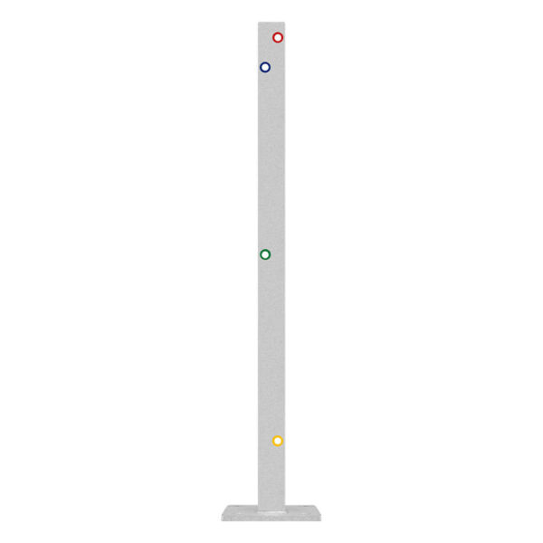 Leitplanken Komplett-Bausatz M100-1SP, 2,8 m, zum Aufschrauben, Stahl, Profil B