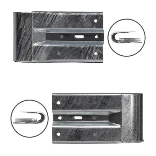 Leitplanken Komplett-Bausatz, Sigma-51,5-Pfosten, 1SP, 1,3 m, Aufschrauben, Profil B